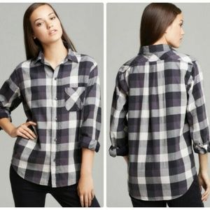 CurrentElliott Prep School Shirt - Graystone Plaid